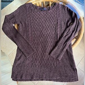 👾AMERICAN EAGLE👾 - Purple Woven Sweater -Size- Small